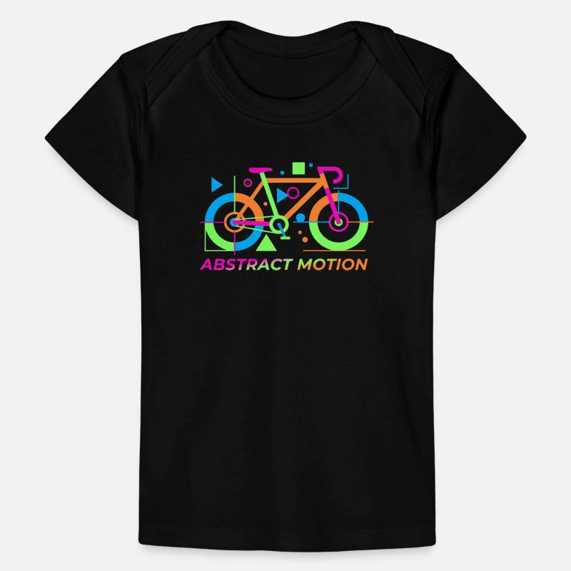 Neon Abstract Bicycle Motion Baby Premium Organic T-shirt