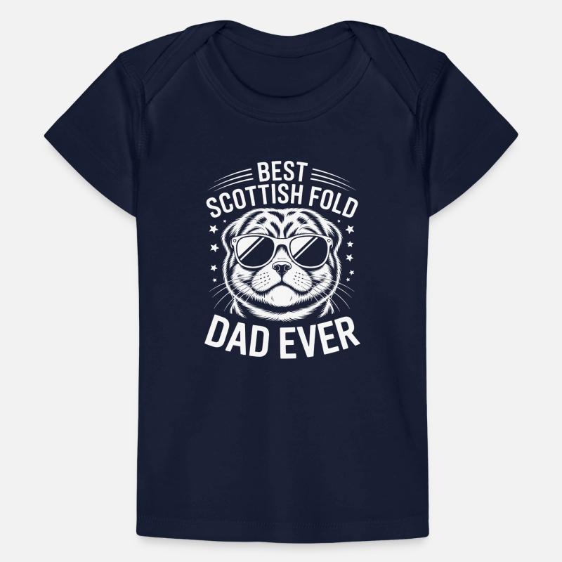 Cadeau Fold écossais Chats pliants écossais T-shirt Premium bébé bio