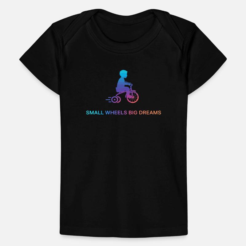 Small Wheels Big Dreams Baby Premium Organic T-shirt