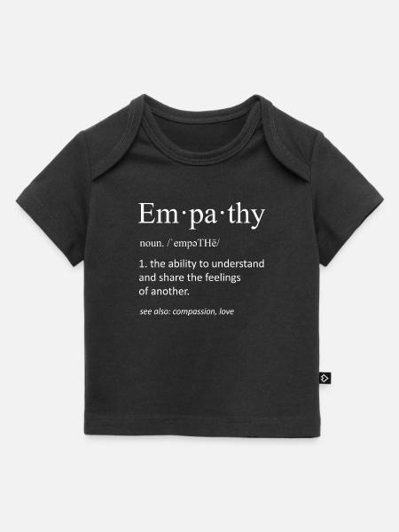 Empathie-Wörterbuch-Definition Minimalistisches Geschenk - Baby Premium Organic T-Shirt - Schwarz