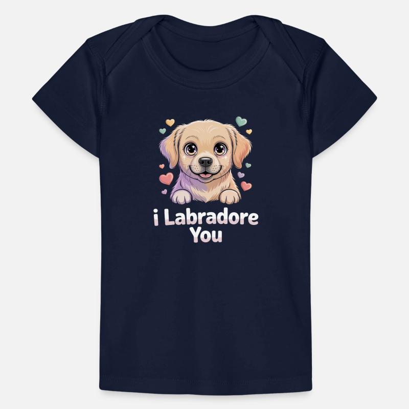 Moi, Labrador, vous cœurs de chiot T-shirt Premium bébé bio