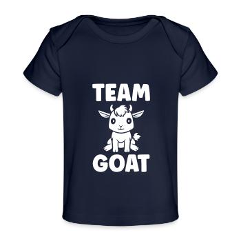 Equipe Cabri Team Goat - T-shirt Premium bébé bio - marine foncé - Devant