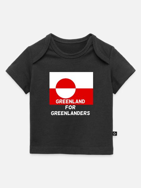 Grönland für Grönländer - Baby Premium Organic T-Shirt - Schwarz