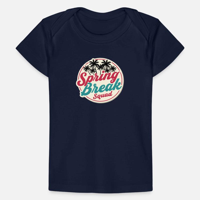 Fête de Noël Palm Trees Spring Break Squad Tropical T-shirt Premium bébé bio