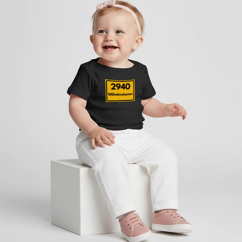 OLD POSTCODE POSTCODE RETRO 2940 WILHELMSHAVEN Baby Premium Organic T-shirt