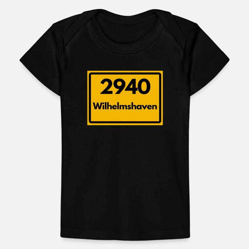 OLD POSTCODE POSTCODE RETRO 2940 WILHELMSHAVEN Baby Premium Organic T-shirt