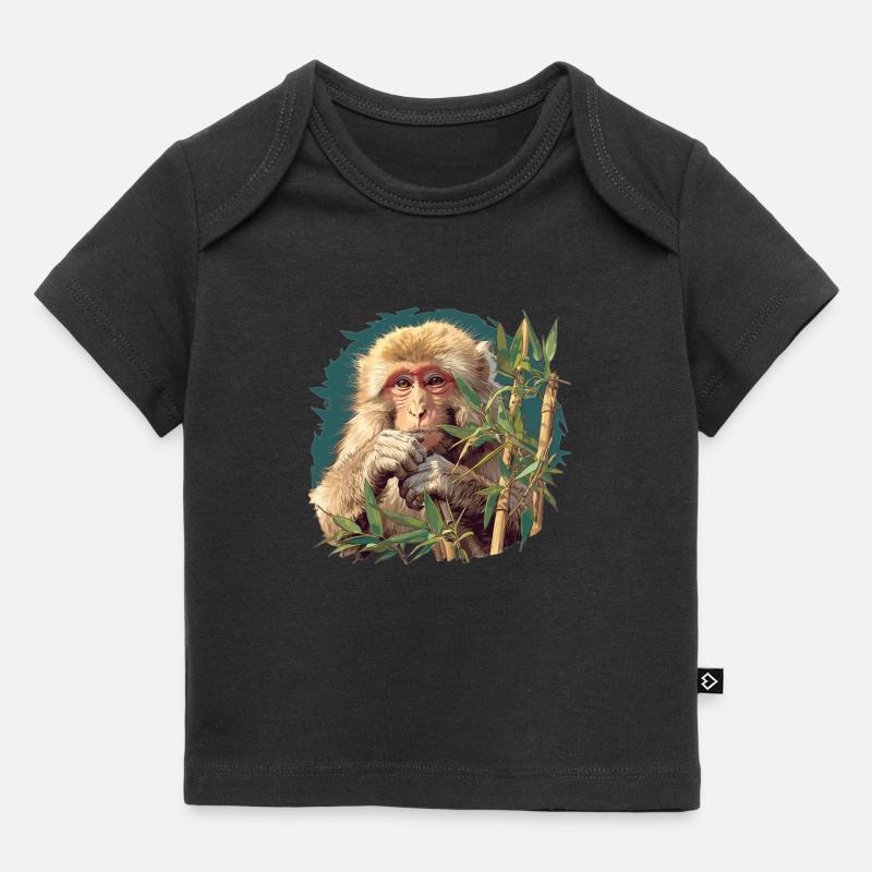 Macaque Macaque - T-shirt Premium bébé bio - noir