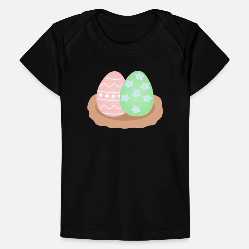 Pastel Easter Egg Duo in Nest Baby Premium Organic T-shirt