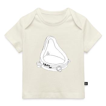 Duchamp Fountain Urinal Art Funny Line Sketch - Baby Premium Organic T-shirt - dark navy - Front