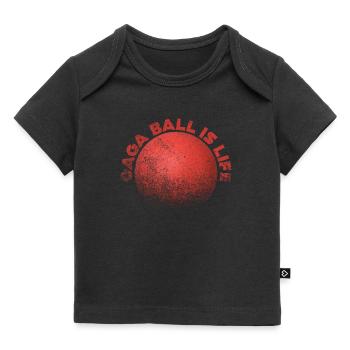 Basketball Is Life Round Emblem - Baby Premium Organic T-shirt - black - Front