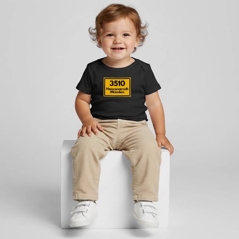 OLD POSTCODE ZIP CODE 3510 HANNOVERSCH MÜNDEN HANN Baby Premium Organic T-shirt