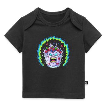 Beerensturm Wüter Becher - Baby Premium Organic T-Shirt - Schwarz - Vorne
