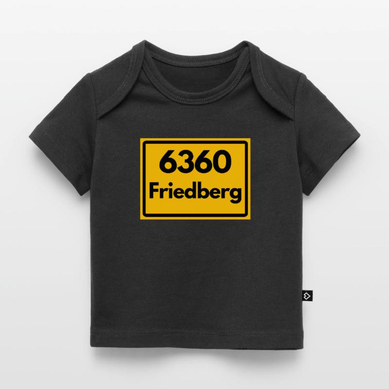 OLD POSTCODE ZIP CODE RETRO 6360 FRIEDBERG HEIMAT Baby Premium Organic T-shirt