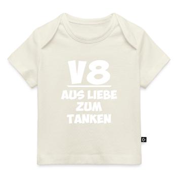 V8 aus Liebe zum Tanken - Baby Premium Organic T-Shirt - Dunkelnavy - Vorne