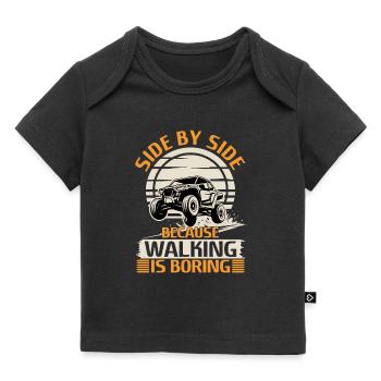 UTV Tout-Terrain 4 Roues Côte à côte - T-shirt Premium bébé bio - noir - Devant