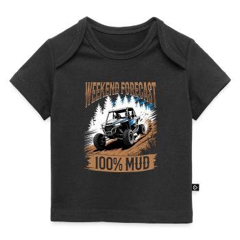 UTV Tout-Terrain 4 Roues Côte à côte - T-shirt Premium bébé bio - noir - Devant