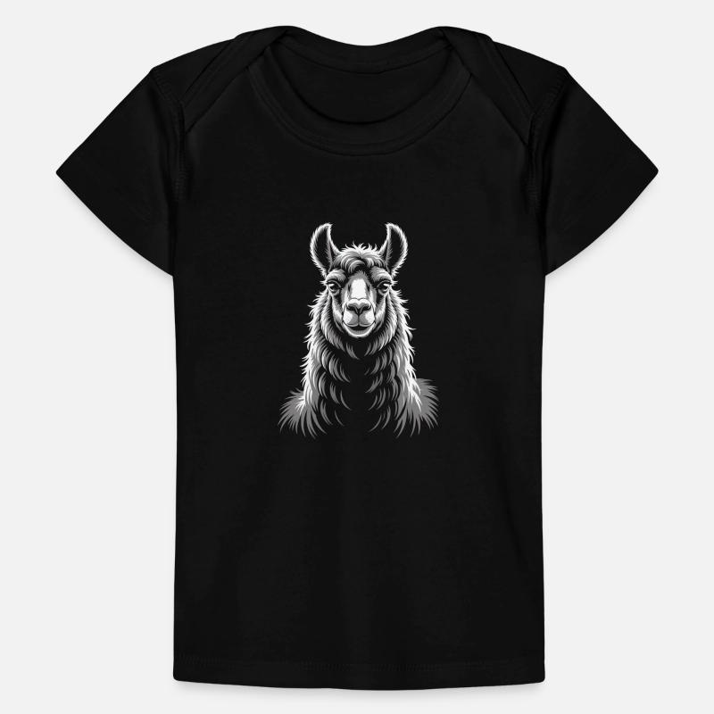 Portrait de lama T-shirt Premium bébé bio
