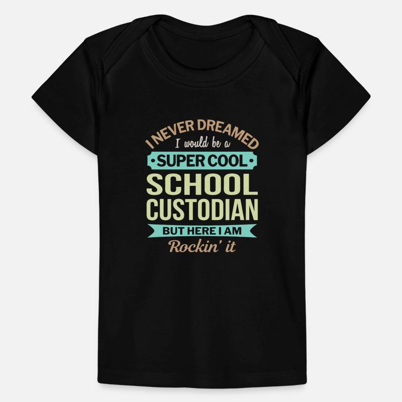 Fierté d'un concierge d'école super cool T-shirt Premium bébé bio