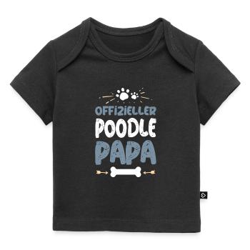 POODLE - Baby Premium Organic T-Shirt - Schwarz - Vorne