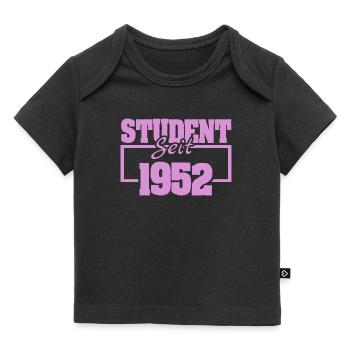 Student Self 1952 Vintage Print - T-shirt Premium bébé bio - noir - Devant