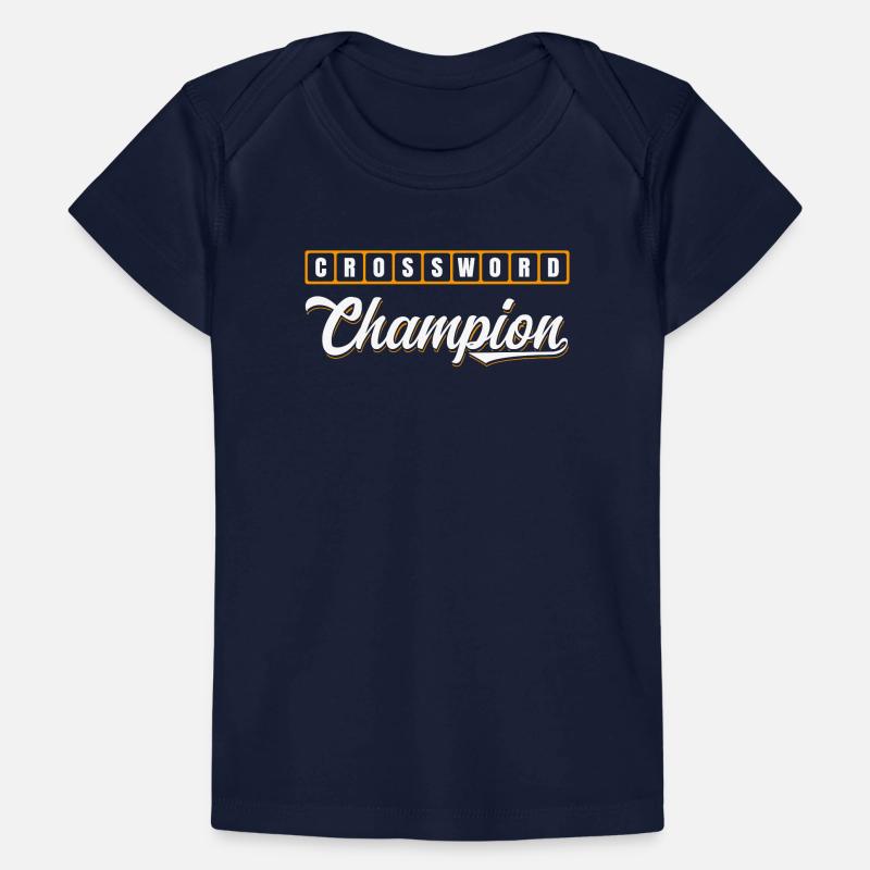 Conception typographique de Champion des mots croisés T-shirt Premium bébé bio
