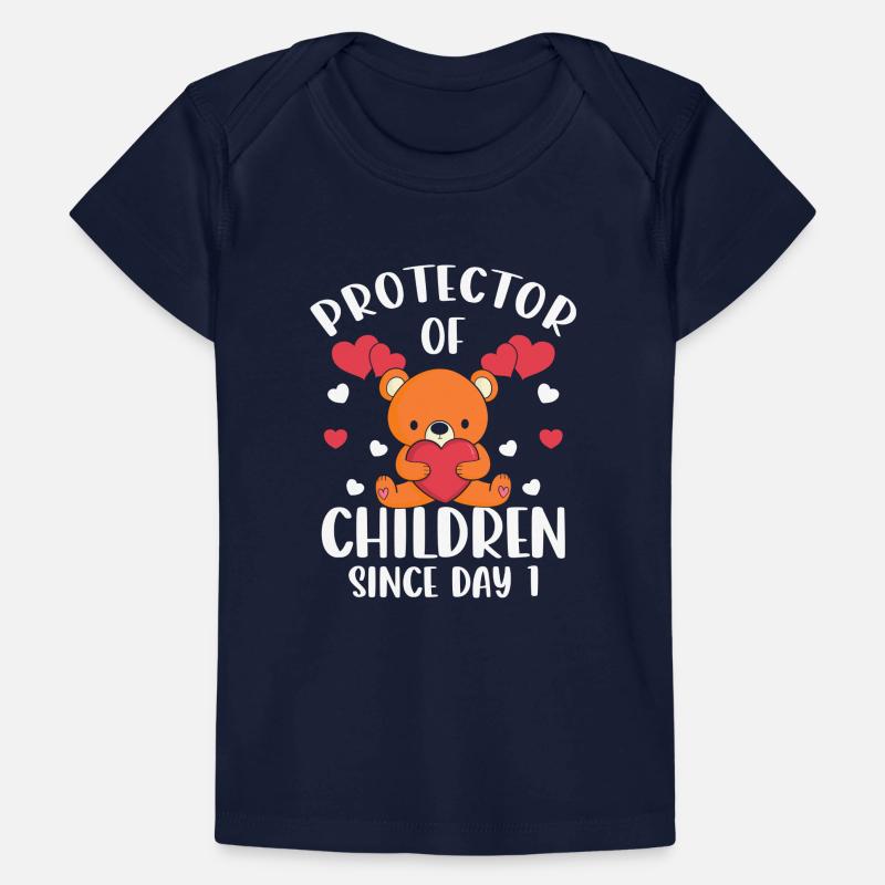 Teddy Offspring Protector Baby Premium Organic T-shirt