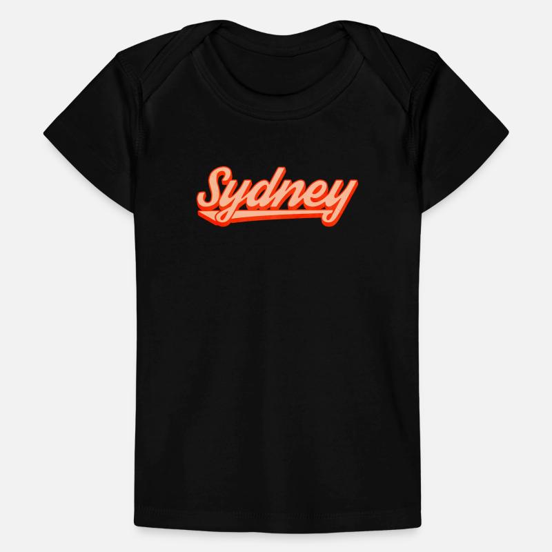 Logo du script rétro de Sydney T-shirt Premium bébé bio