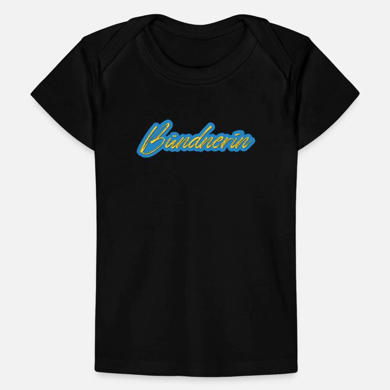 Bündnerin Neon Script Baby Premium Organic T-Shirt