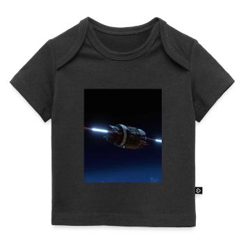 Spaceship - Baby Premium Organic T-shirt - black - Front