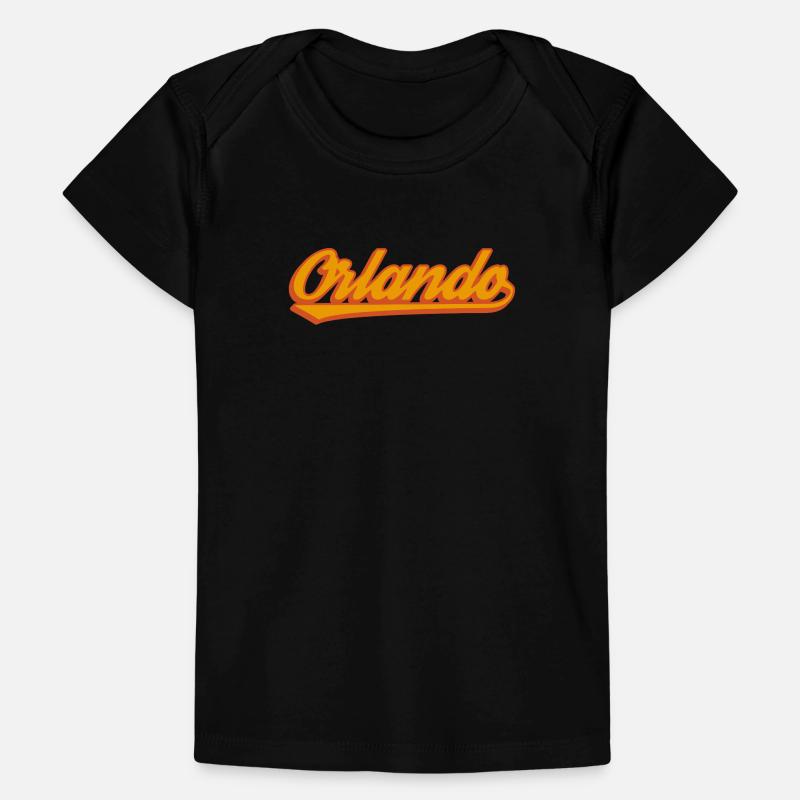 Orlando Retro Script T-shirt Premium bébé bio