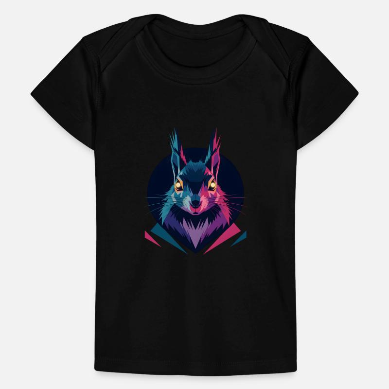 Low-Poly-Eichhörnchen Baby Premium Organic T-Shirt