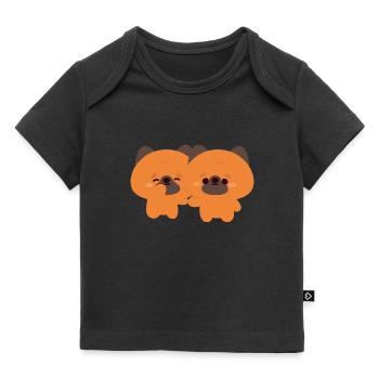 Deutscher Schäferhund-Ehepaar - Baby Premium Organic T-Shirt - Schwarz - Vorne