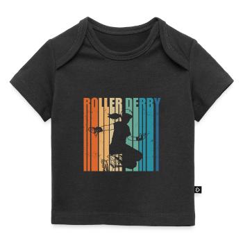 Roller Derby - Baby Premium Organic T-Shirt - Schwarz - Vorne