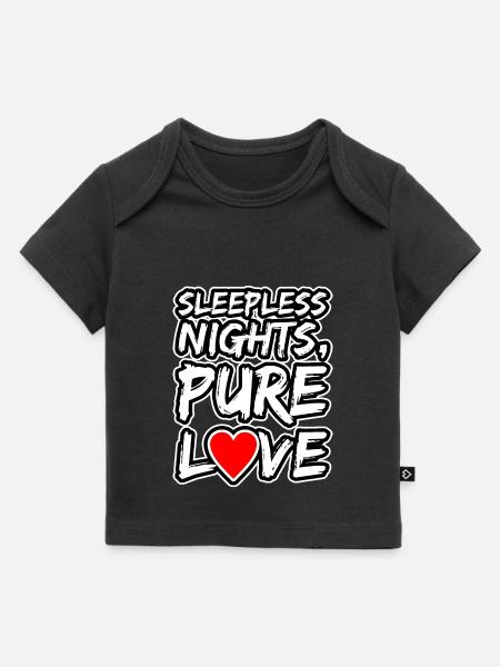 Nuits blanches - T-shirt Premium bébé bio - noir