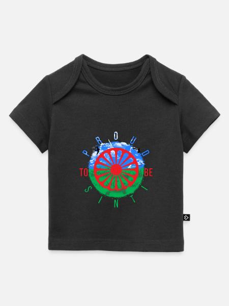 Proud to be Sinti - Baby Premium Organic T-Shirt - Schwarz