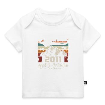 2011 - Geschenk geboren im Jahr 2011 - Baby Premium Organic T-Shirt - Dunkelnavy - Vorne
