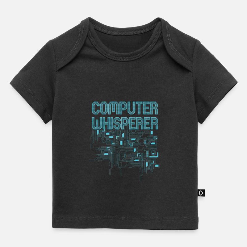 Computer Whisperer - IT Tech Support Software - Baby Premium Organic T-Shirt - Schwarz