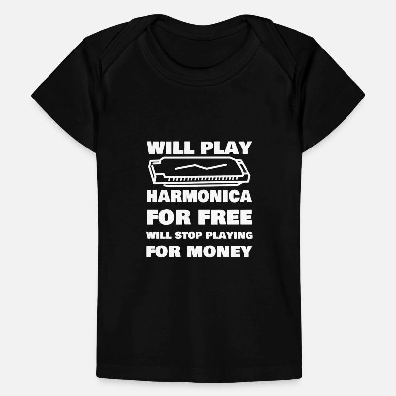 Funny Harmonica Saying Harmonica Player Baby Premium Organic T-Shirt