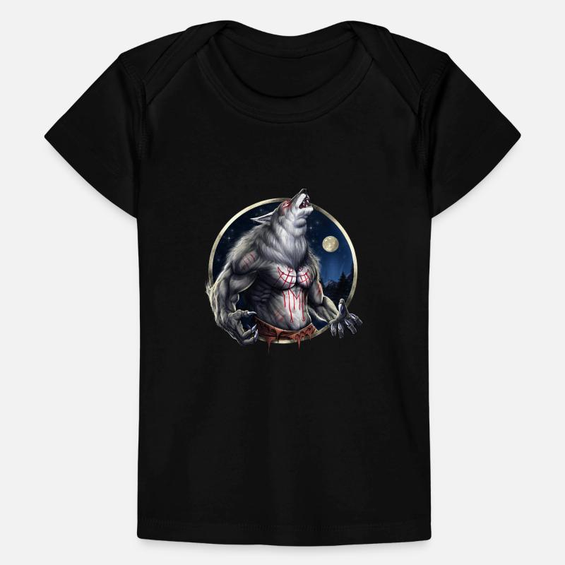 Howling Werewolf Baby Premium Organic T-shirt