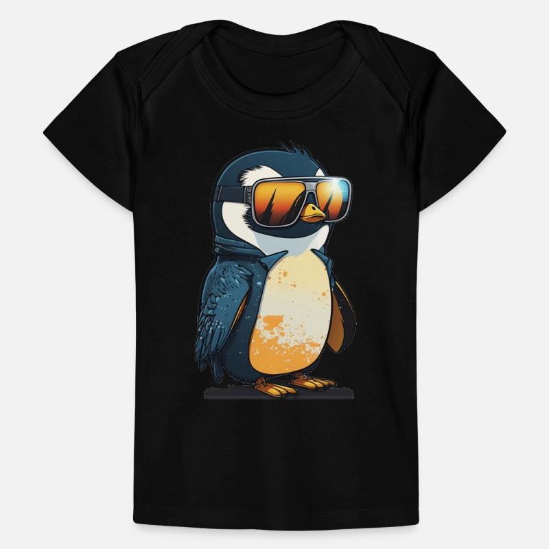 Cool Pinguin mit Sonnenbrille Baby Premium Organic T-Shirt