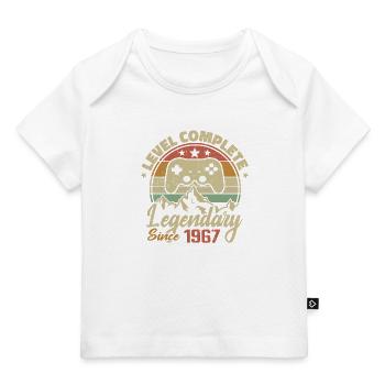 1967 Komplettes Level-Geburtstagsgeschenk - 1967 - Baby Premium Organic T-Shirt - Dunkelnavy - Vorne
