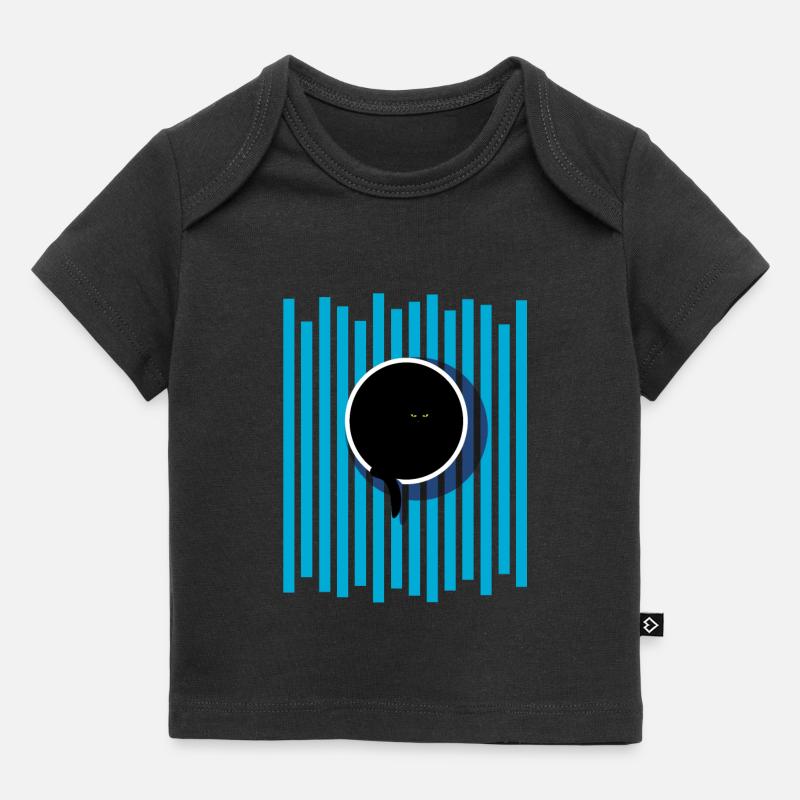 CAT - Baby Premium Organic T-shirt - black