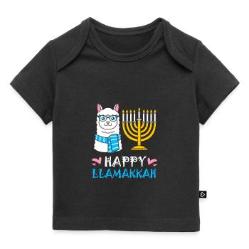 Hanoucca - T-shirt Premium bébé bio - noir - Devant