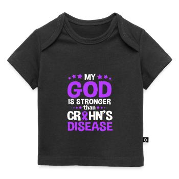 Crohn's disease - Baby Premium Organic T-shirt - black - Front