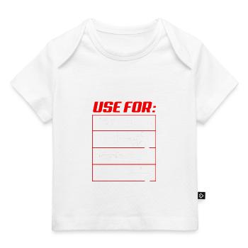 Wasserpistole - Baby Premium Organic T-Shirt - Dunkelnavy - Vorne