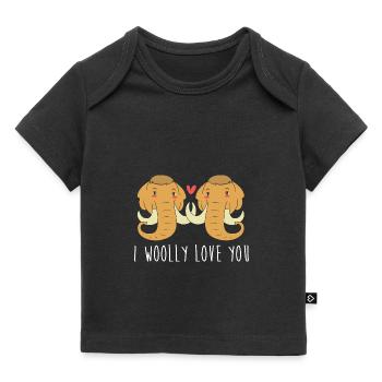 Mammouth - T-shirt Premium bébé bio - noir - Devant
