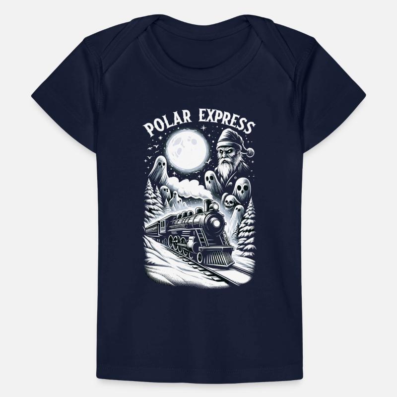 Haunted Polar Express T-shirt Premium bébé bio