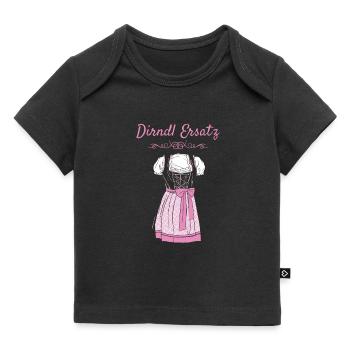 Volksfest Dirndl Ersatz Dirndl Ersatz - Baby Premium Organic T-Shirt - Schwarz - Vorne