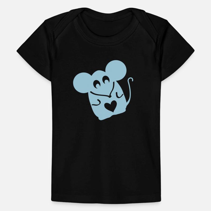 Maus mit Herz Baby Premium Organic T-Shirt