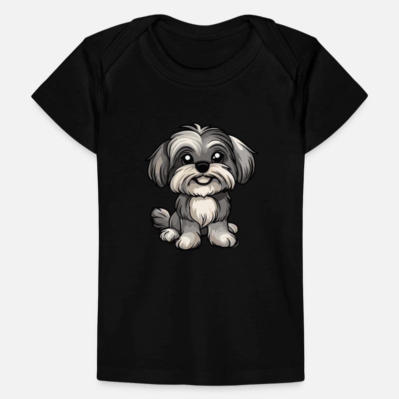 Chien Bichon Cochon Mignon T-shirt Premium bébé bio